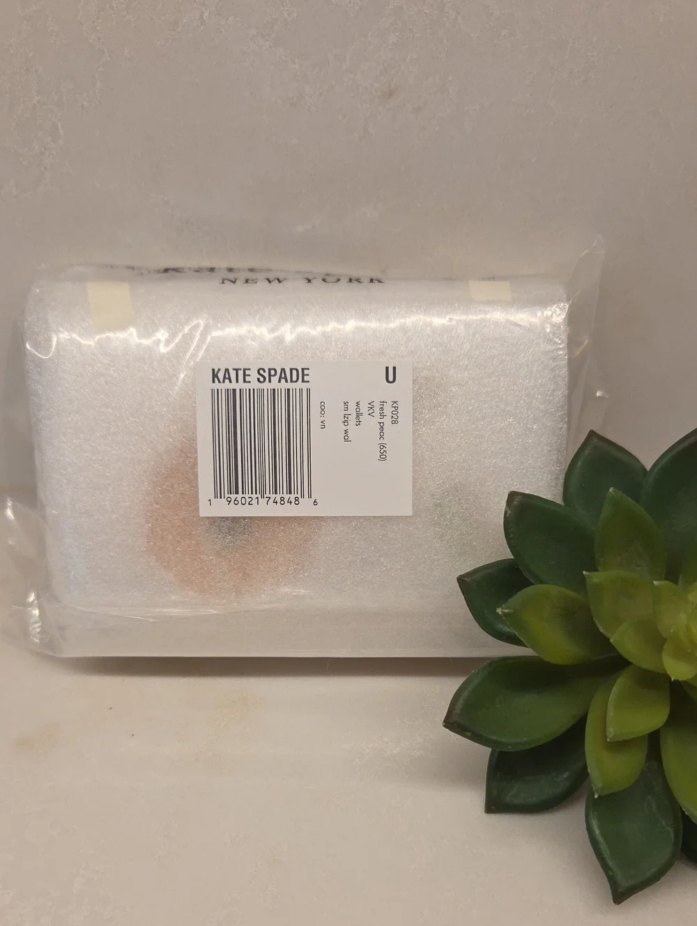 kate spade Floral Small L-Zip Wallet